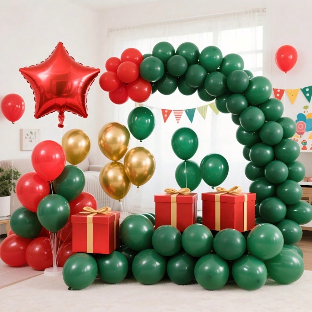 Lighting Decor Photos - 134Pcs Christmas Balloon Garland Arch Kit,