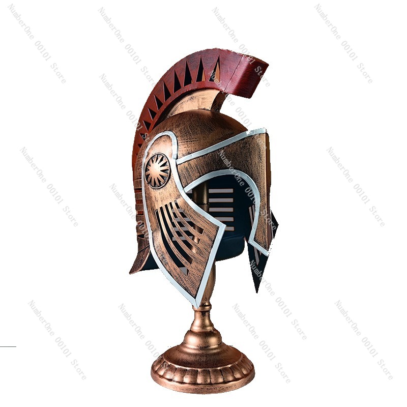 Lighting Decor Photos - European Light Luxury Warrior Helmet Vintage