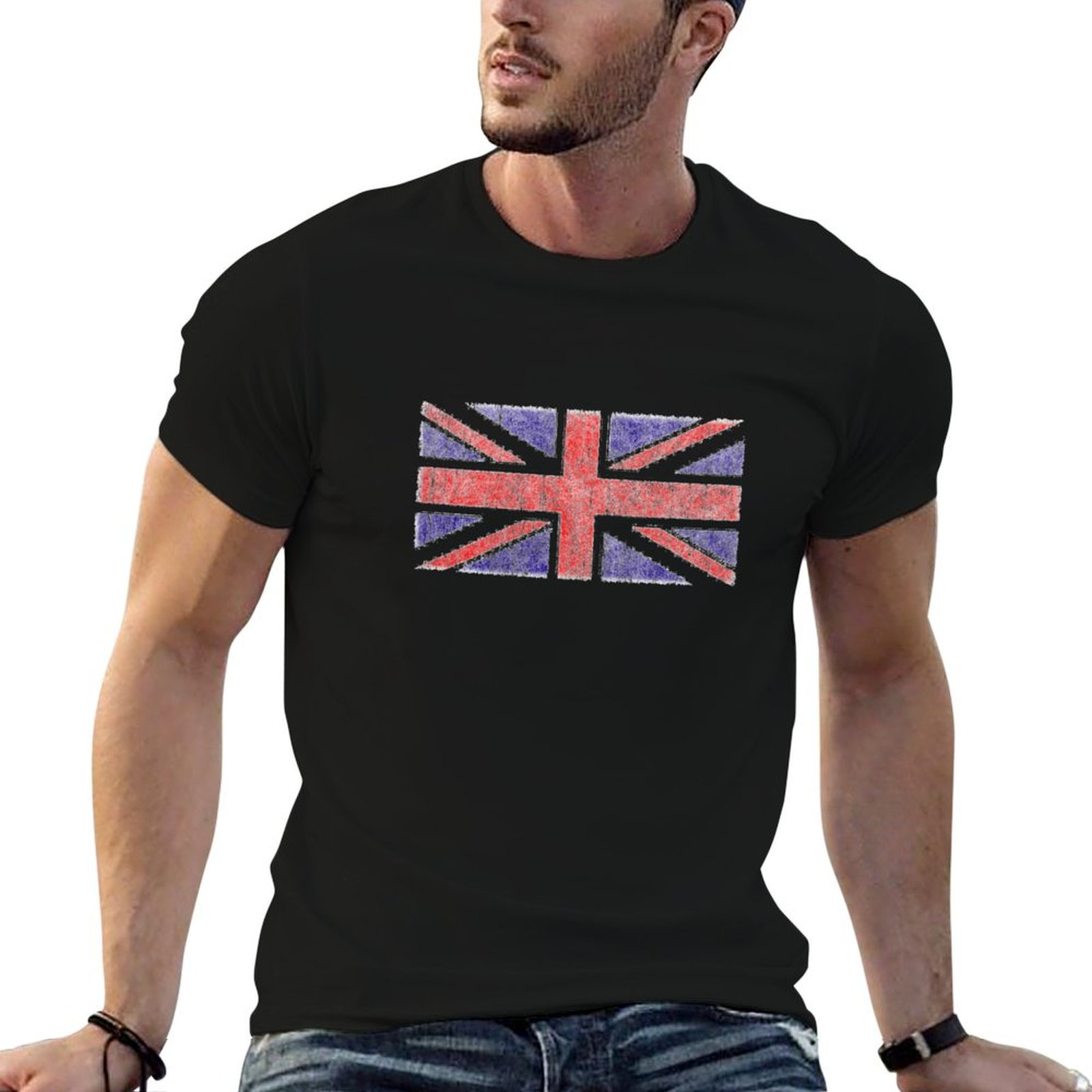 Union Lighting & Decor Montreal Quebec - Vintage UK Union Jack Flag T-Shirt