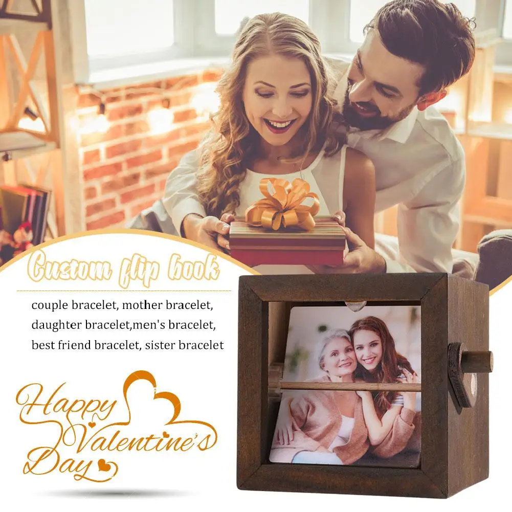 Lighting Decor Photos - DIY Emit Light Hand-cranked Page Turning