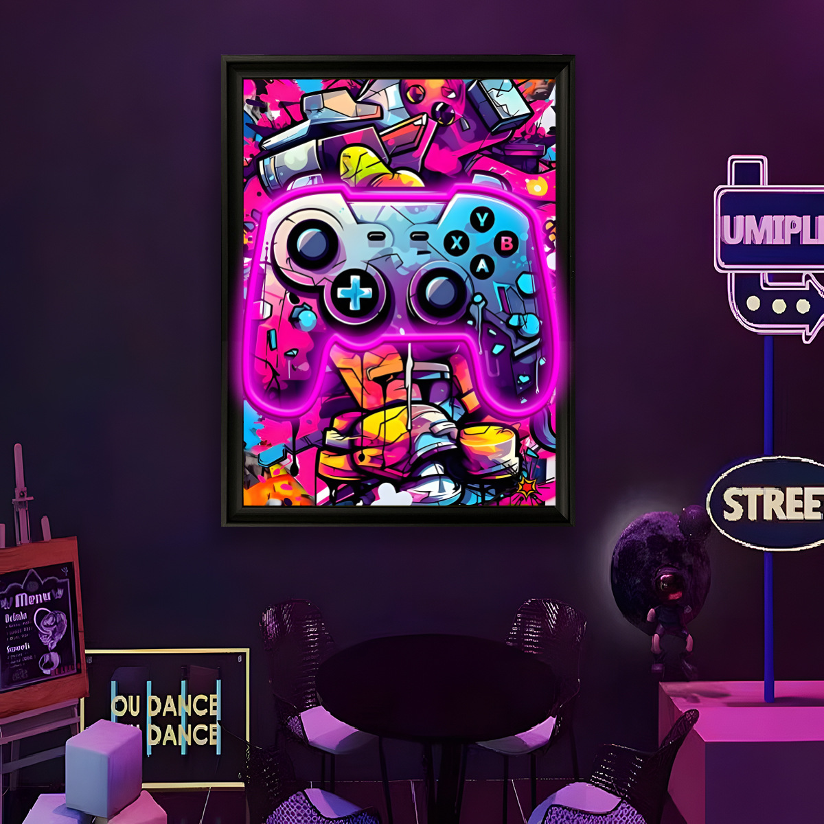 USB Powered LED Neon Light Fun - đánh giá và giá Led Lighting Wall Decor