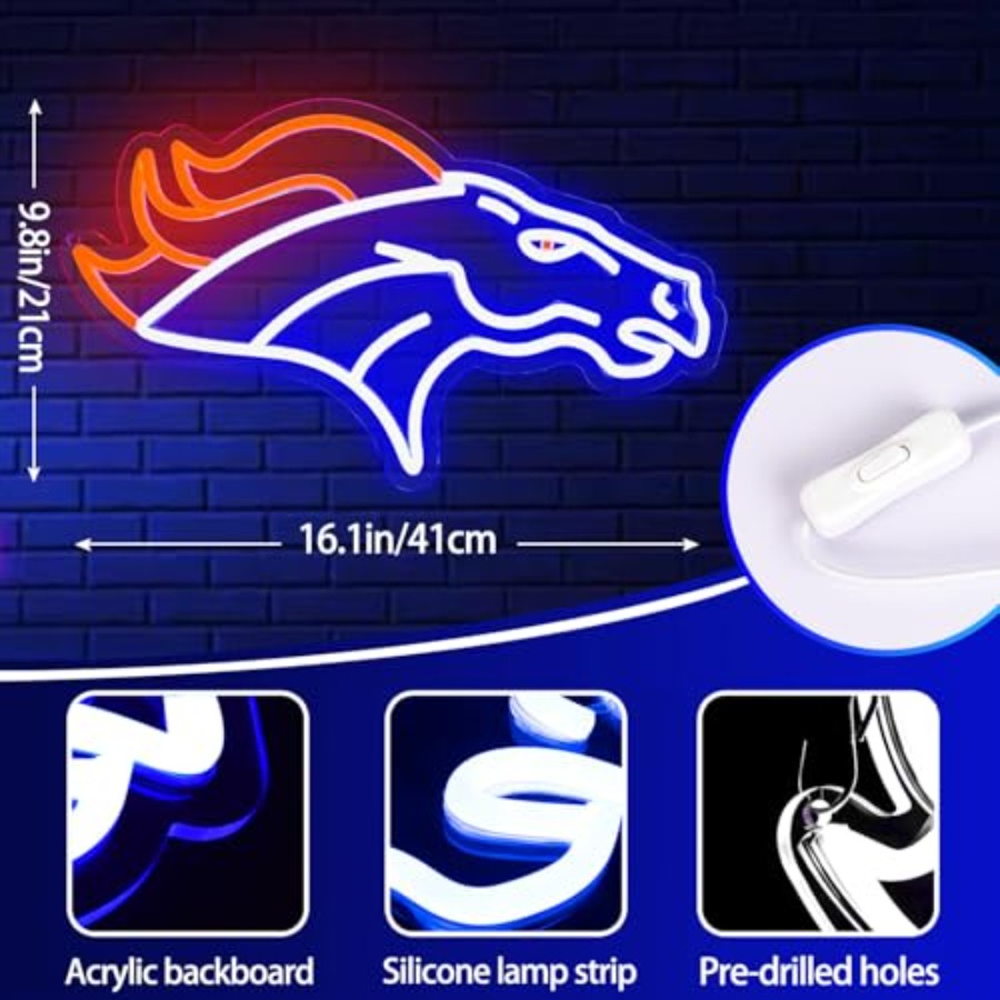 Football Neon Sign for Wall De - đánh giá và giá Garage Lighting Decor