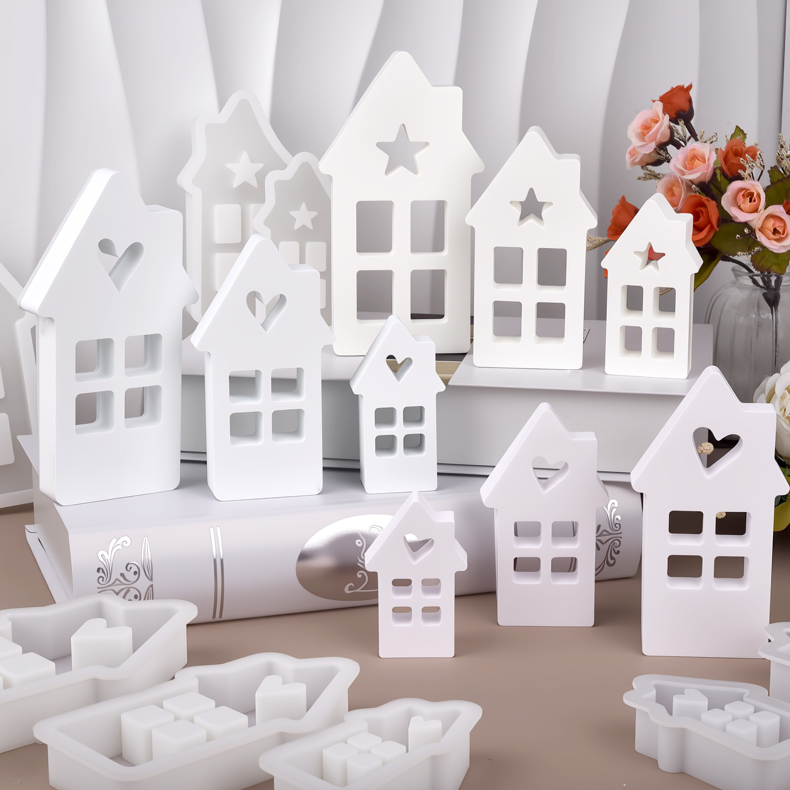 Star Heart House Silicone Mold - đánh giá và giá Lighting Decor For House
