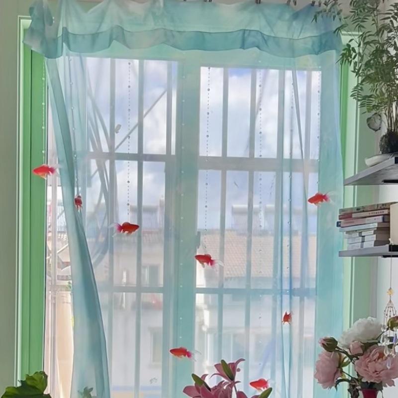 Light Blue Solid Sheer Voile W - đánh giá và giá Lighting Decoration Ideas