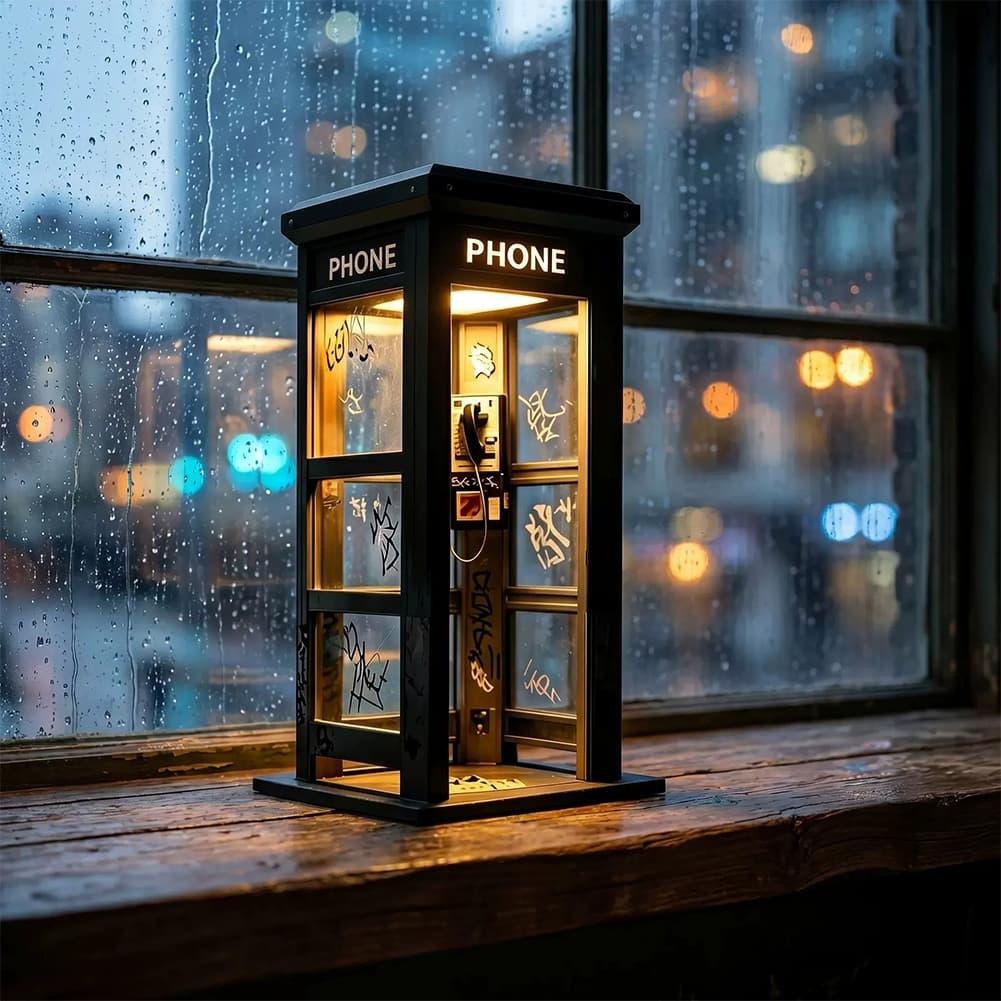 Retro Graffiti Phone Booth Tab - đánh giá và giá Lighting Decoration Ideas