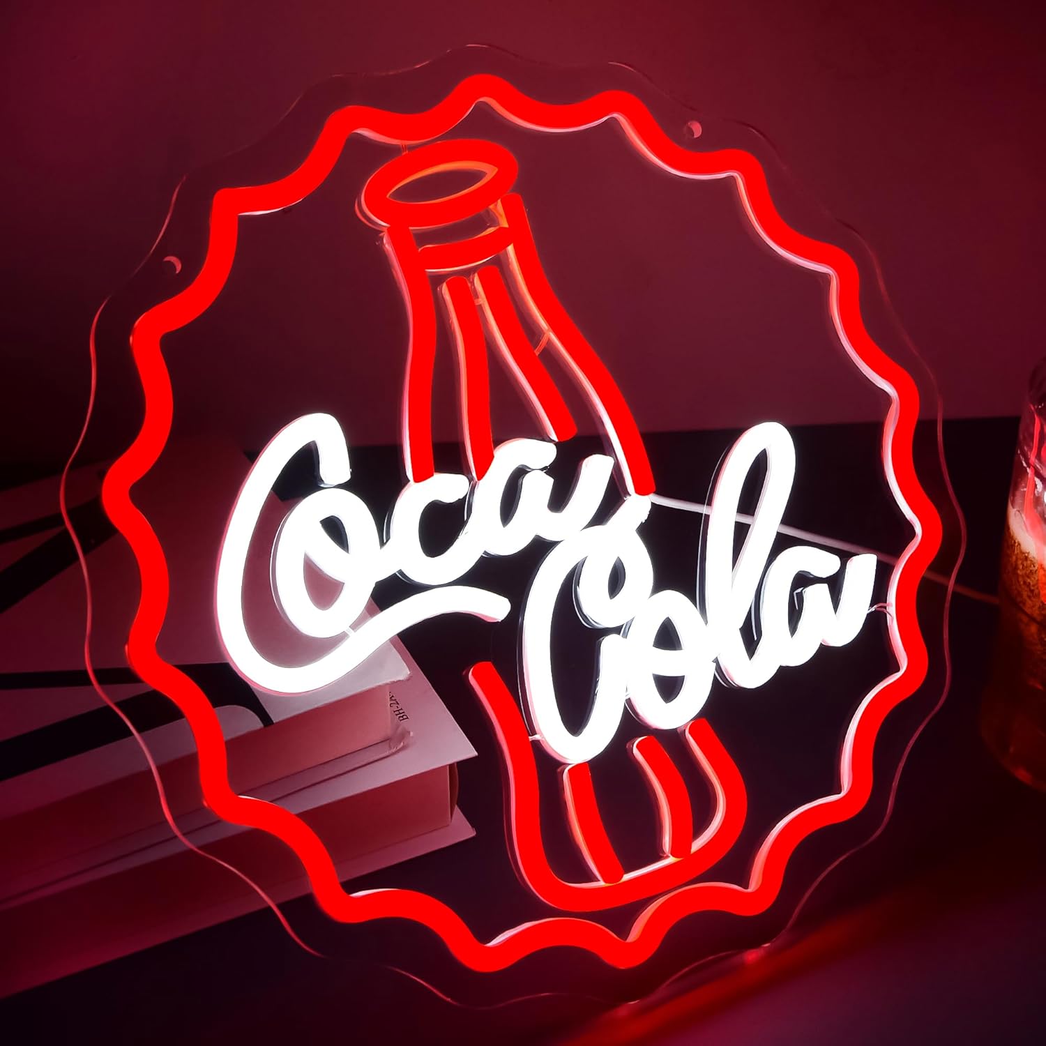 Cola Neon Sign Art Wall Light  - đánh giá và giá Led Lighting Wall Decor