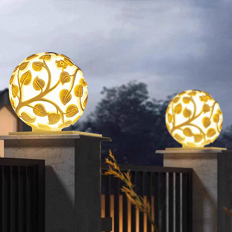 Outdoor column lights solar LE - đánh giá và giá Lighting Decor Outdoor