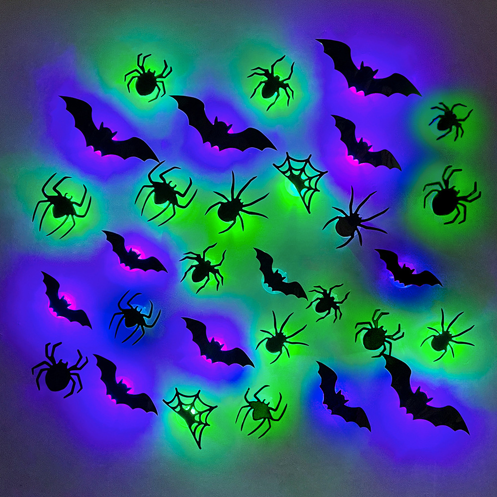 Halloween LED Bats Spider Deco - đánh giá và giá Lighting Decor For House