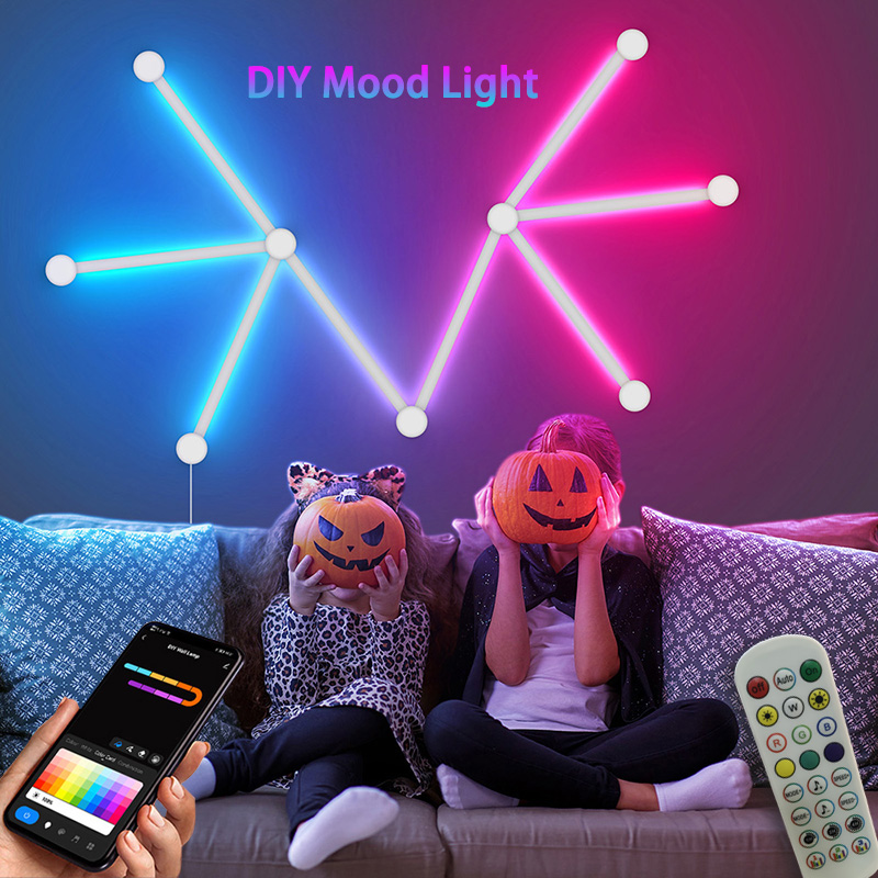 Smart RGB Wall Lamp, Bluetooth - đánh giá và giá Led Lighting Wall Decor