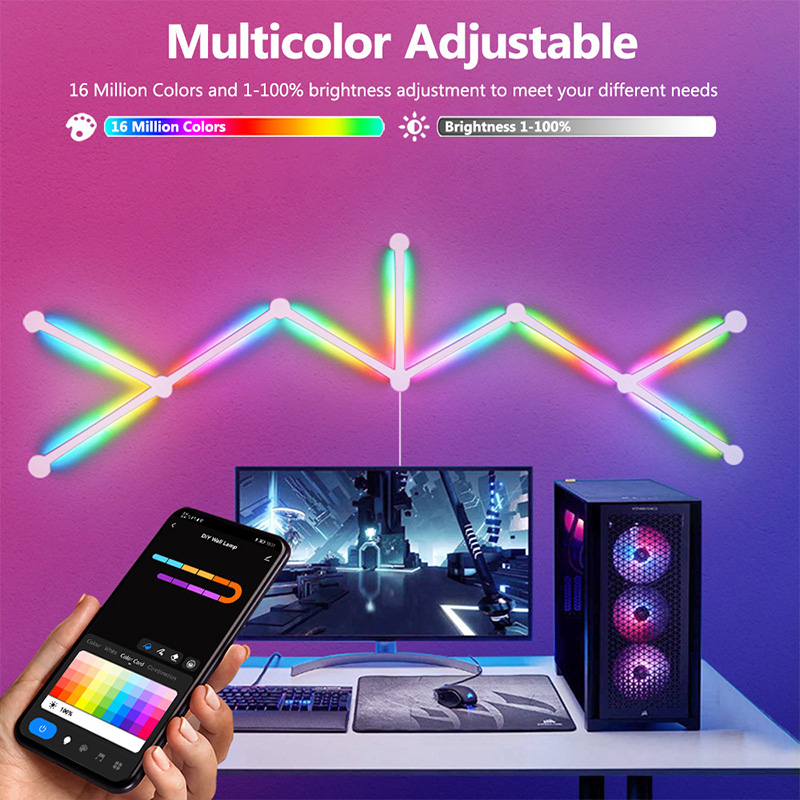 Smart RGB Wall Lamp, Bluetooth - đánh giá và giá Led Lighting Wall Decor