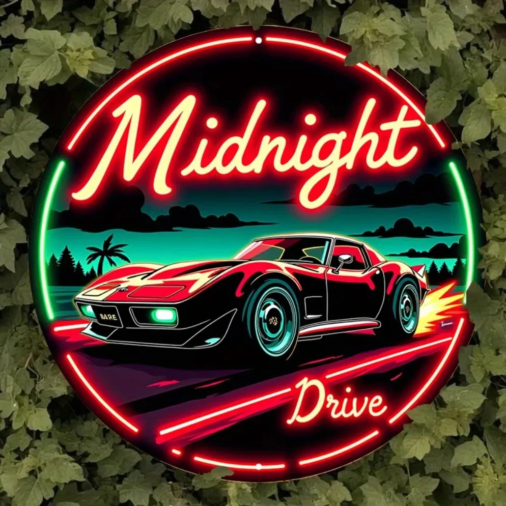 Vintage Neon Car Sign Midnight - đánh giá và giá Lighting Decoration Ideas