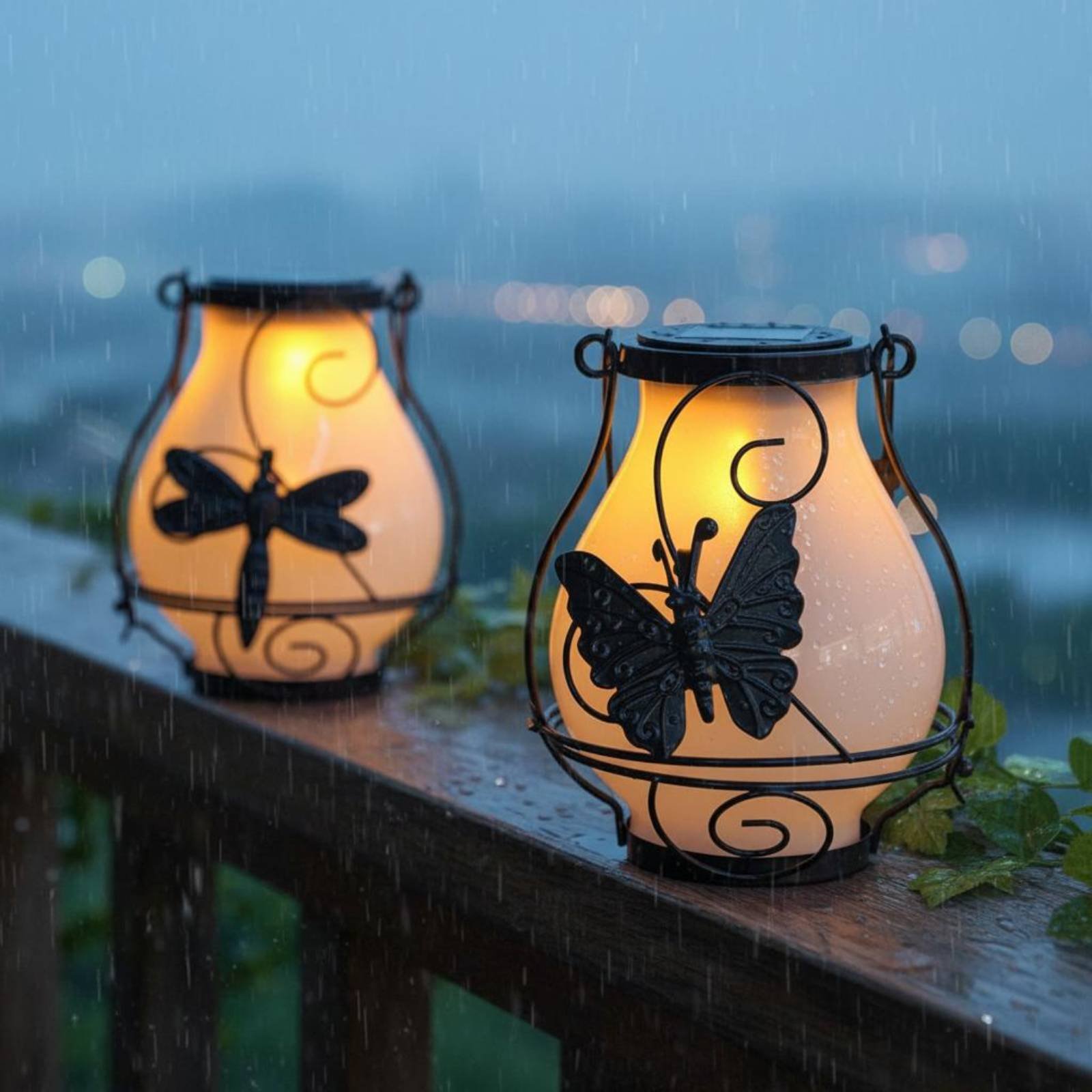 Solar Butterfly Lantern Waterp - đánh giá và giá Lighting Decor Outdoor