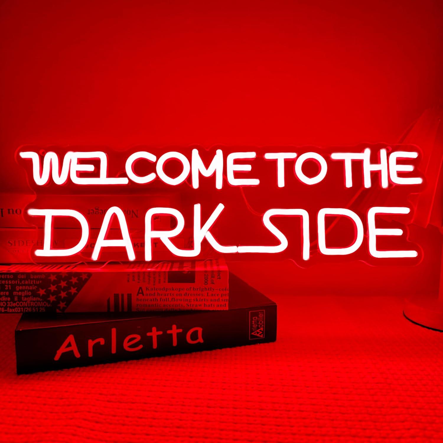 Welcome to the Dark Side Neon  - đánh giá và giá Led Lighting Wall Decor