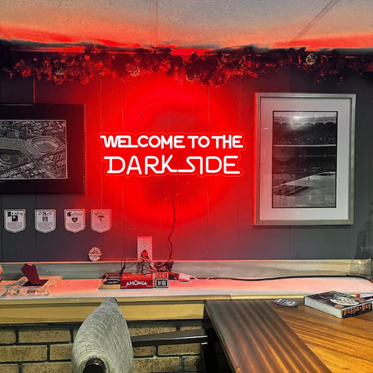 Welcome to the Dark Side Neon  - đánh giá và giá Led Lighting Wall Decor