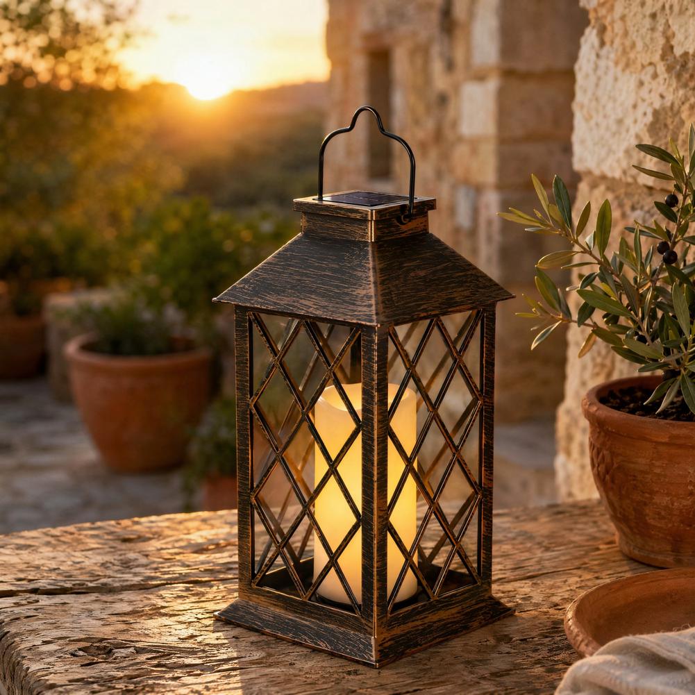 Retro Solar Lantern, Outdoor S - đánh giá và giá Lighting Decor Outdoor