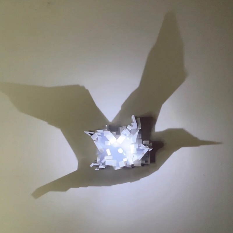 Dropshipping 3D Light Shadow N - đánh giá và giá Led Lighting Wall Decor