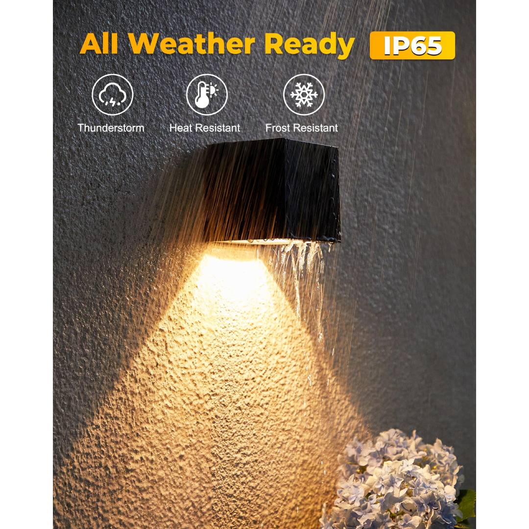 Outdoor Solar Wall Light Squar - đánh giá và giá Lighting Decor For House