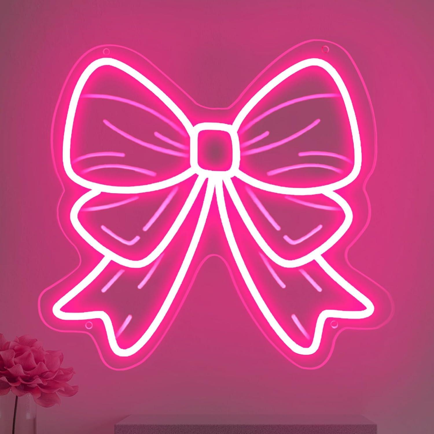 Bow Neon Signs USB Dimmable LE - đánh giá và giá Led Lighting Wall Decor