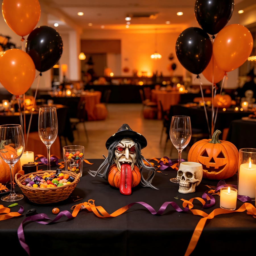 New Halloween long-tongued wit - đánh giá và giá Lighting Decor For House