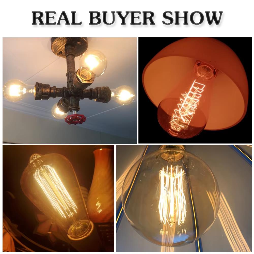 Retro Edison Light Bulb E27 40 - đánh giá và giá Lighting Decoration Ideas