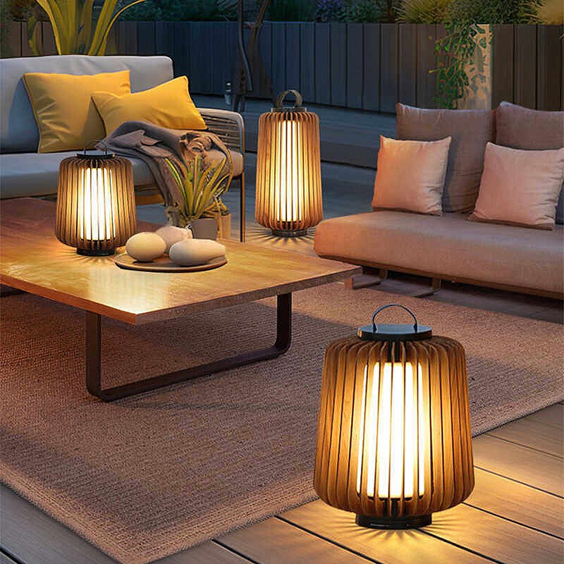 Luminous floor lamp courtyard  - đánh giá và giá Lighting Decor Outdoor