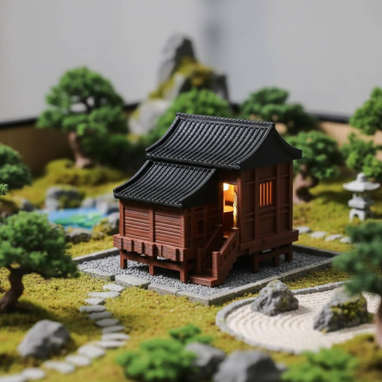 Micro Landscape House Ancient  - đánh giá và giá Lighting Decor For House