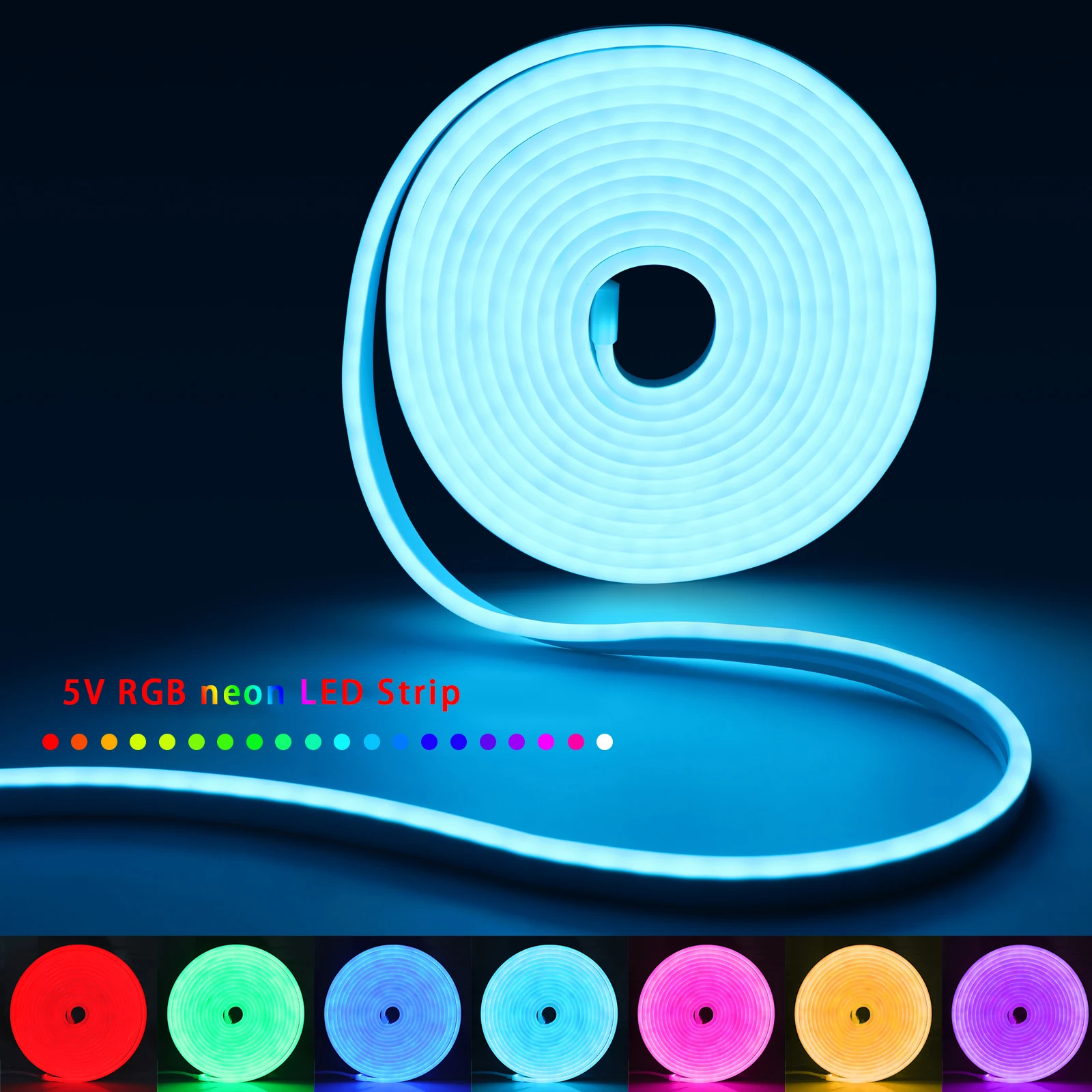 1-5m RGB LED Neon Strip Light  - đánh giá và giá Lighting Decoration Ideas