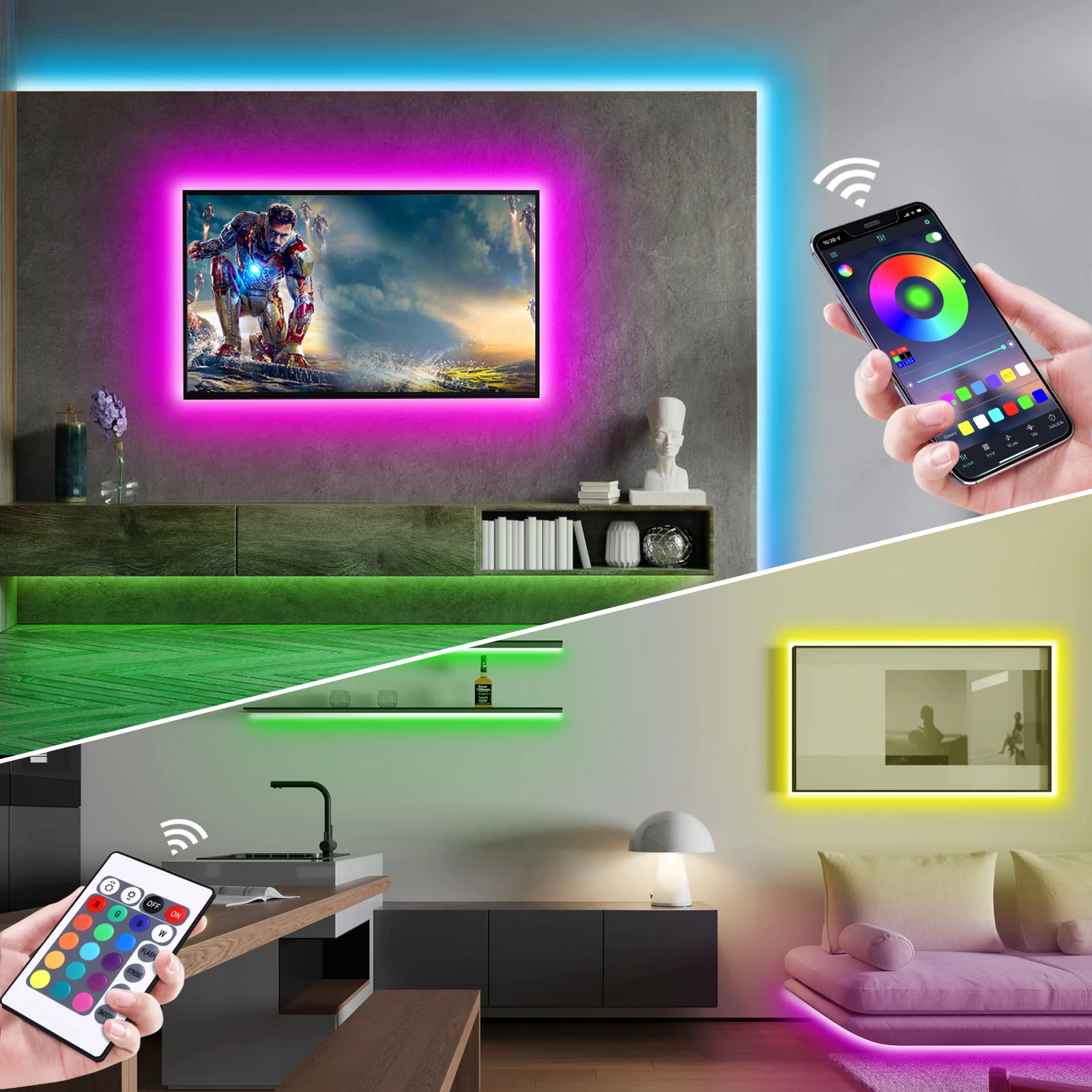 1-5m RGB LED Neon Strip Light  - đánh giá và giá Lighting Decoration Ideas