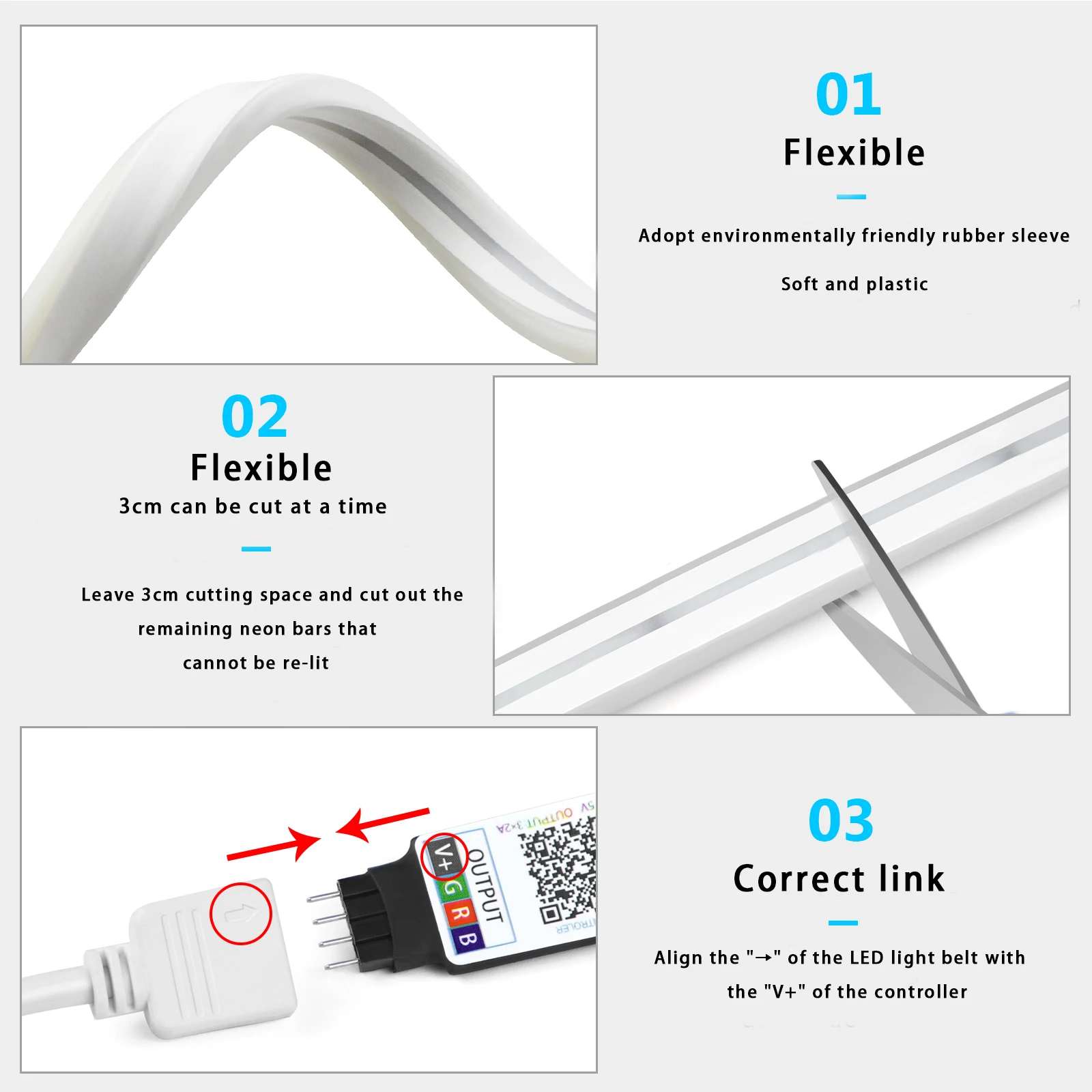 1-5m RGB LED Neon Strip Light  - đánh giá và giá Lighting Decoration Ideas
